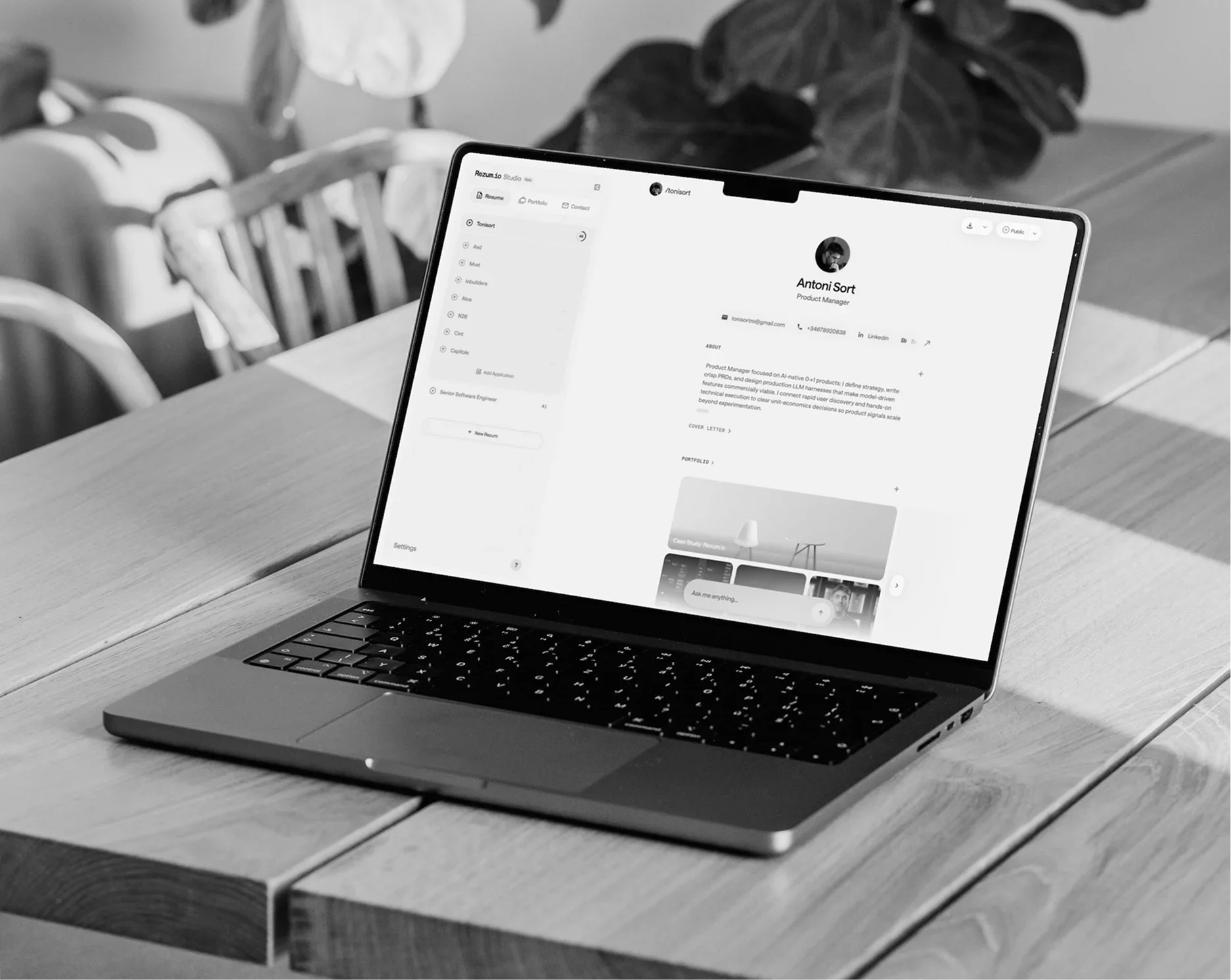 Rezum.io: freemium AI product grounded on economic viability